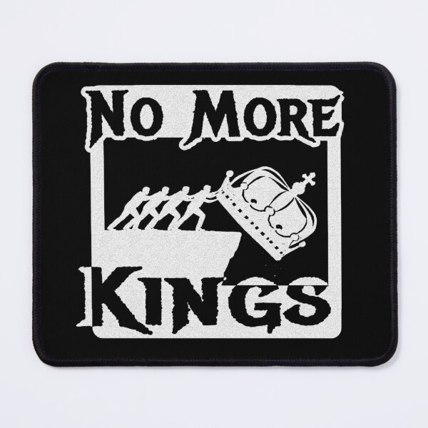 Item preview, No More Kings – People Over Thrones, Psalm 82:1, Anti-Tyranny Protest Art | White designed and sold by ZechJohnRB.