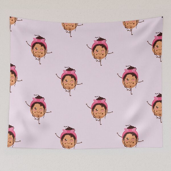 Item preview, PINK BACKGROUND PRINT COLLECTION MORE FLIRTATIOUS THAN A COOKIE designed and sold by isamartindesign.