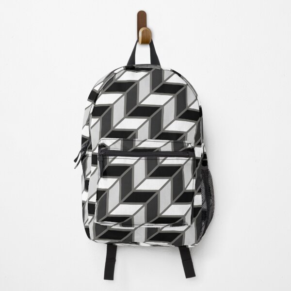 Item preview, Monochrome steps geometric seamless repeating pattern designed and sold by SeamlessDsign.
