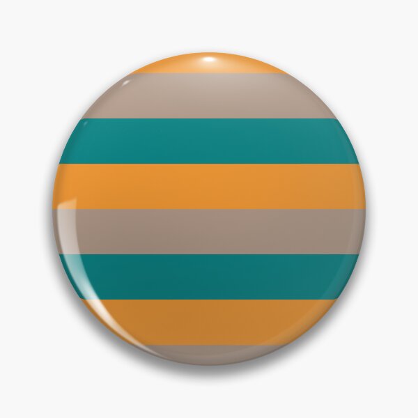 Item preview, 3 TEAL, ORANGE AND WARM TAU[PE Horizontal STRIPES designed and sold by RachelMacht.