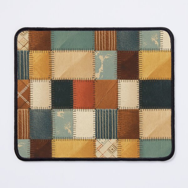 Item preview, Farmhouse Patchwork Quilt Seamless Pattern Rustic Fabric designed and sold by CoastalEmp.