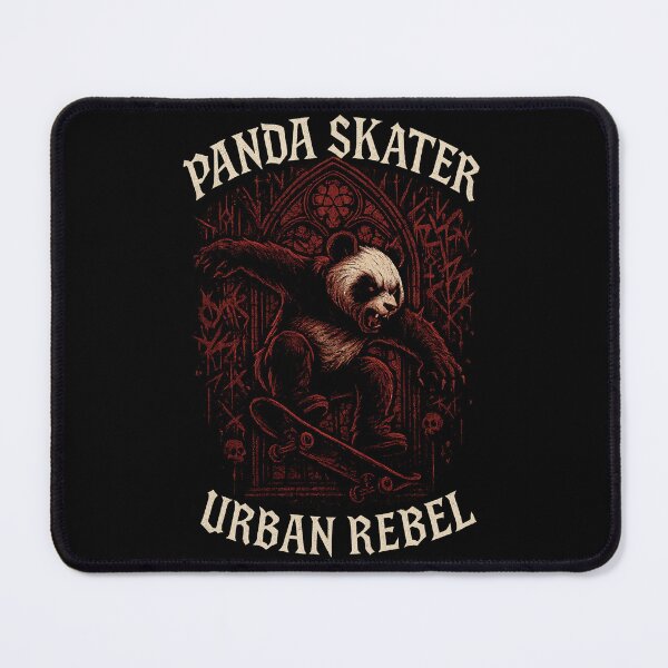 Item preview, Gothic Punk Panda Skater Art Urban Rebel designed and sold by SholoStudio.