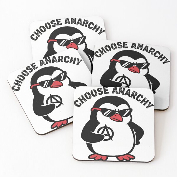 Item preview, Choose Anarchy | Cute Penguin designed and sold by Pandora´s Box.