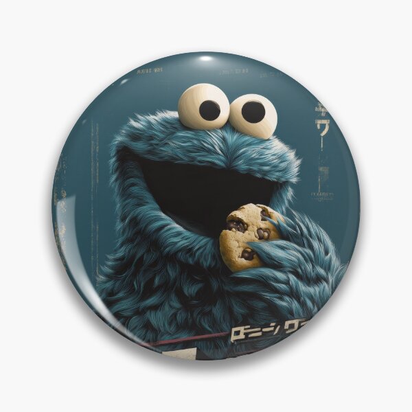 Item preview, Vintage Blue Cookie Monster  designed and sold by AnimeArsenalPrints.