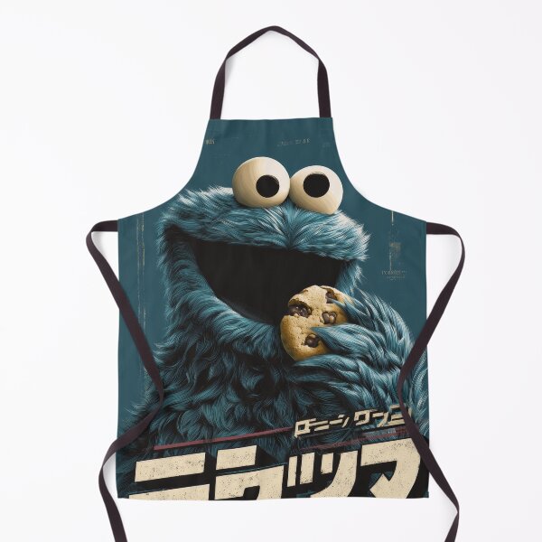 Item preview, Vintage Blue Cookie Monster designed and sold by AnimeArsenalPrints.