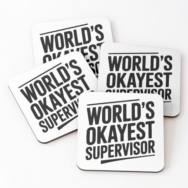 Item preview, World's Okayest Supervisor designed and sold by Frank Ring.
