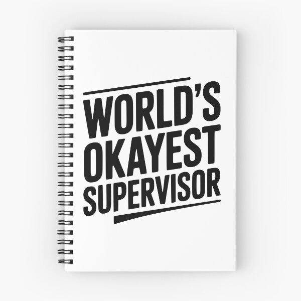 Item preview, World's Okayest Supervisor designed and sold by Frank Ring.