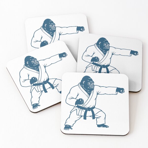 Item preview, Fist of Zen : Indigo Gorilla Karate - Bold Graphic designed and sold by j-touch-bold.