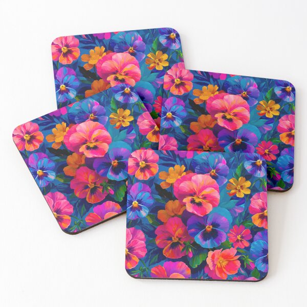 Item preview, Vibrant Pansies in Bloom Symphony designed and sold by MaisonMaroMara.