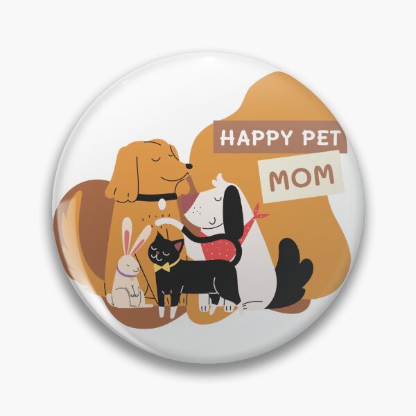 Item preview, Happy Pet MOM, pet lover designed and sold by HemoraArts.