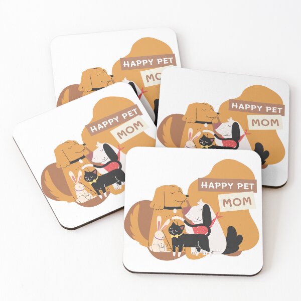 Item preview, Happy Pet MOM, pet lover designed and sold by HemoraArts.