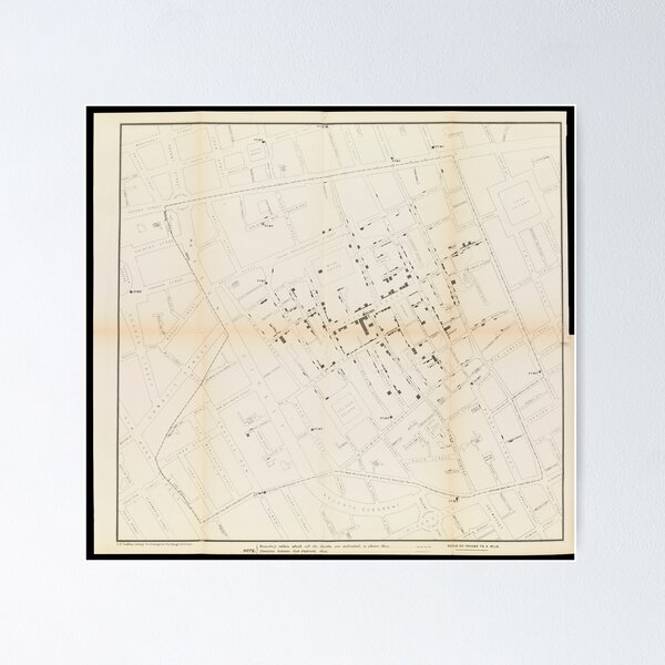 Item preview, John Snow's Cholera Map designed and sold by ianturton.