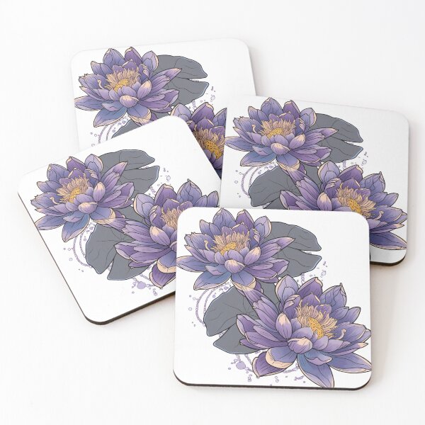 Item preview, Colorful waterlilies designed and sold by MendaciousMina.