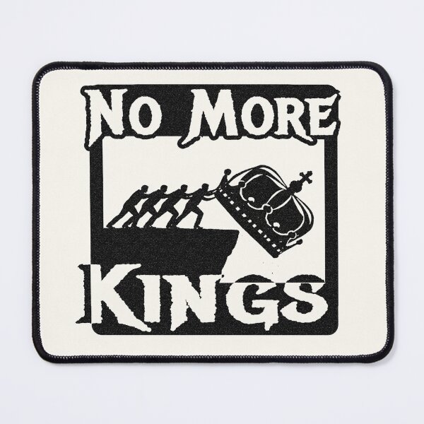 Item preview, No More Kings – No more Tyrants but People Over Thrones, Psalm 82:1, Anti-Tyranny Protest Art | Black designed and sold by ZechJohnRB.