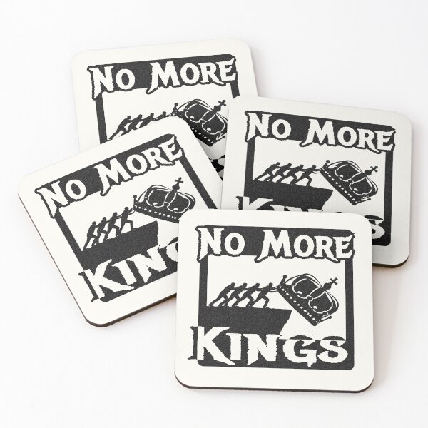 Item preview, No More Kings – No more Tyrants but People Over Thrones, Psalm 82:1, Anti-Tyranny Protest Art | Black designed and sold by ZechJohnRB.