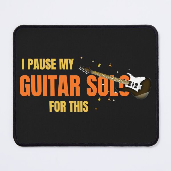 Item preview, I Pause My Guitar Solos For This Funny Guitar Player Musician Design designed and sold by Joyful-Pixel.