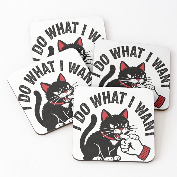 Item preview, I do what I want | Cute cat designed and sold by Pandora´s Box.