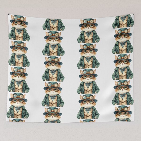 Item preview, Steampunk Cat In Classic Coat Outfit designed and sold by BetweenForms.