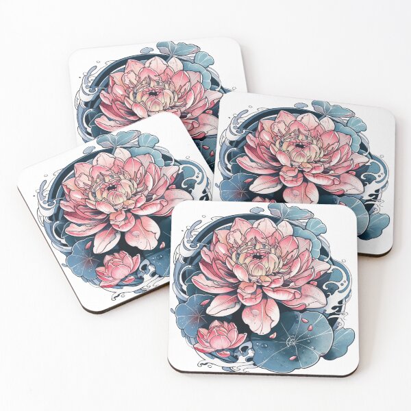 Item preview, Colorful waterlilies designed and sold by MendaciousMina.