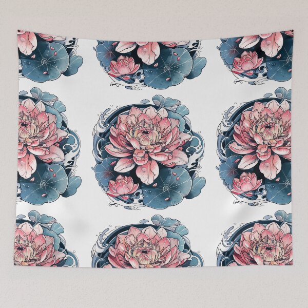 Item preview, Colorful waterlilies designed and sold by MendaciousMina.