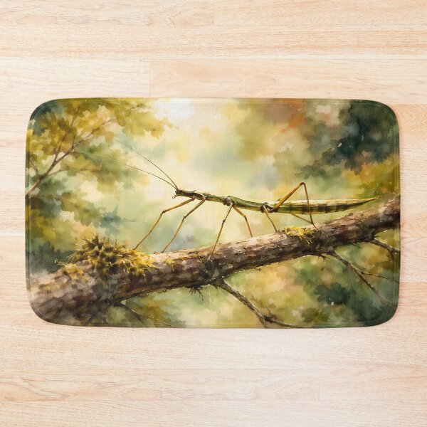 Item preview, Stick Insect on a Tree Branch designed and sold by cuprum.