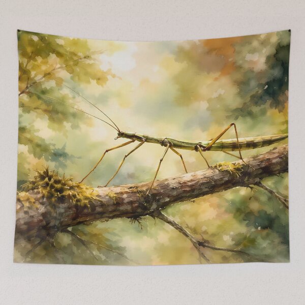 Item preview, Stick Insect on a Tree Branch designed and sold by cuprum.