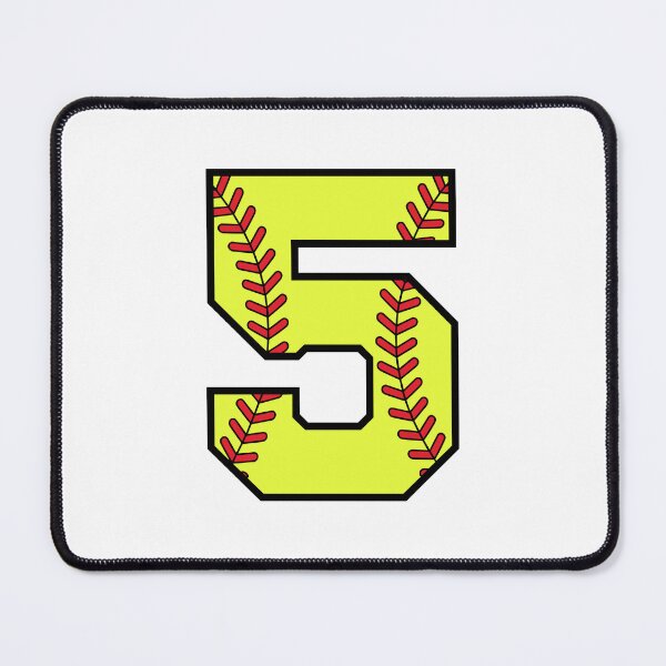 Item preview, Softball Number 5 designed and sold by gunaone-design.