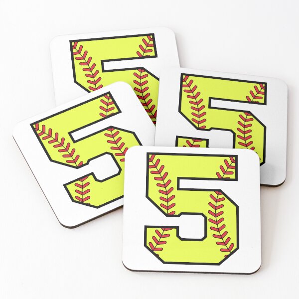 Item preview, Softball Number 5 designed and sold by gunaone-design.