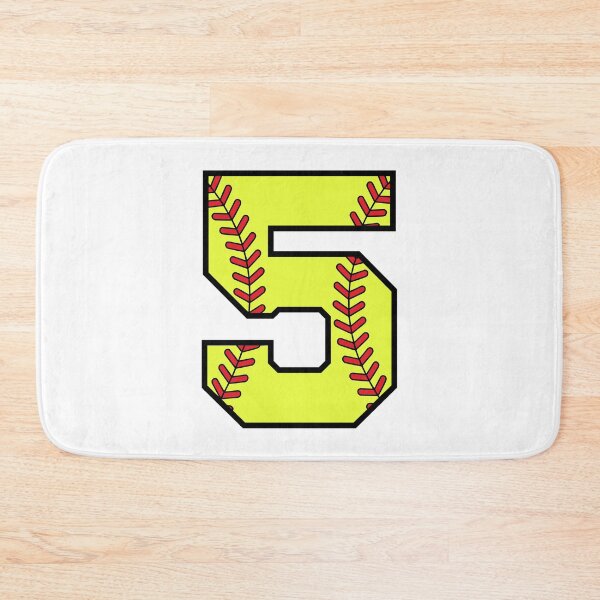 Item preview, Softball Number 5 designed and sold by gunaone-design.