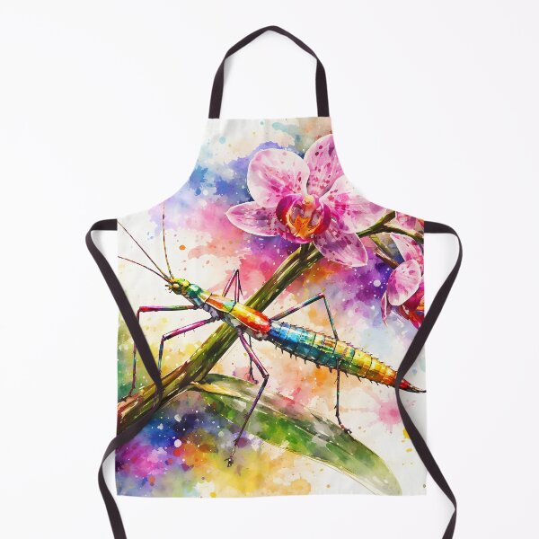 Item preview, Colorful Insect on Orchid Branch designed and sold by cuprum.
