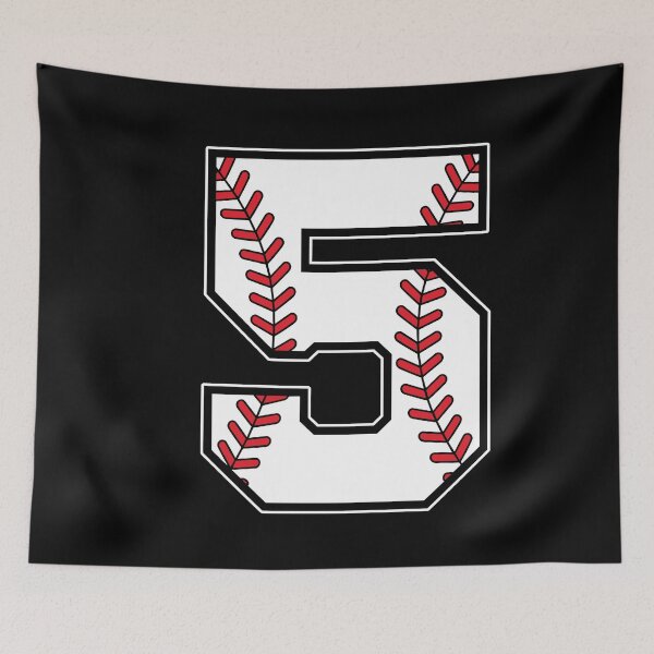 Item preview, baseball number 5 designed and sold by gunaone-design.