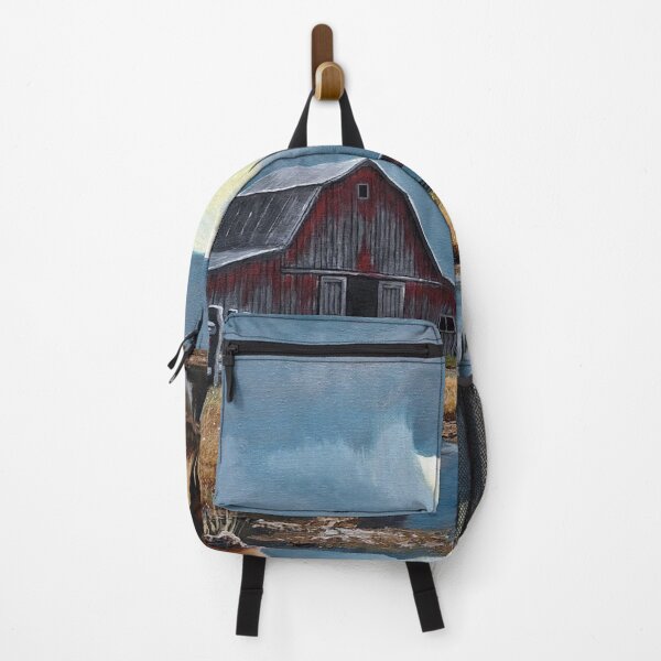 Item preview, Horse at the Water’s Edge – Rustic Barn Wall Art Print designed and sold by White Buffalo Art.