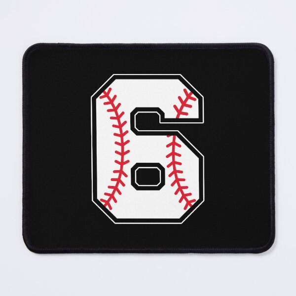 Item preview, baseball number 6 designed and sold by gunaone-design.