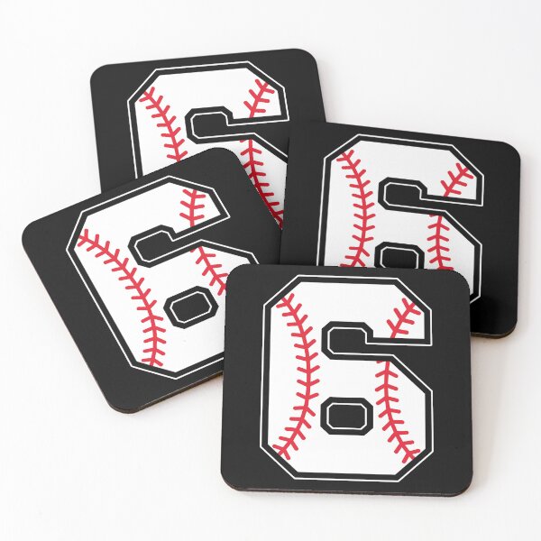 Item preview, baseball number 6 designed and sold by gunaone-design.