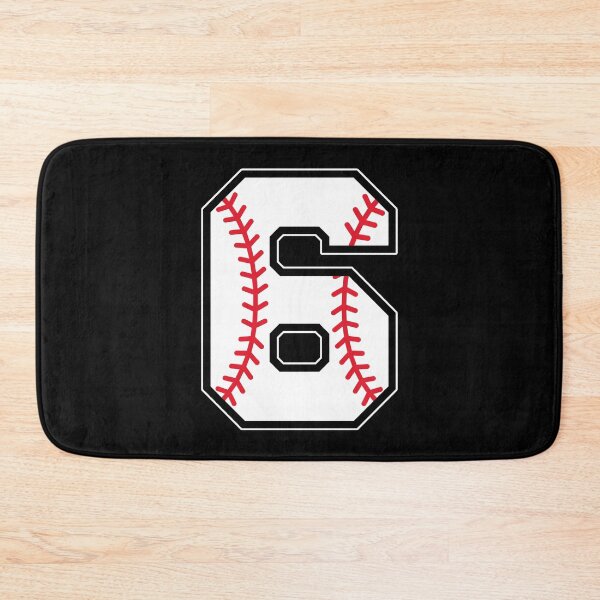 Item preview, baseball number 6 designed and sold by gunaone-design.