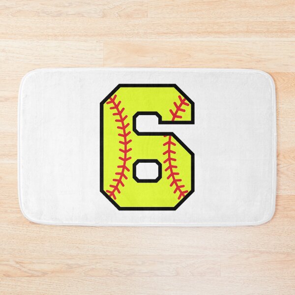 Artikelvorschau, Softball Nummer 6 entworfen und verkauft von gunaone-design.