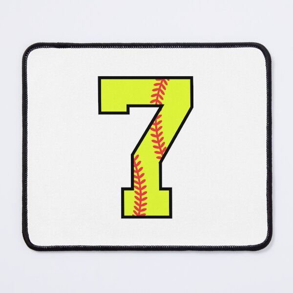 Item preview, Softball Number 7 designed and sold by gunaone-design.