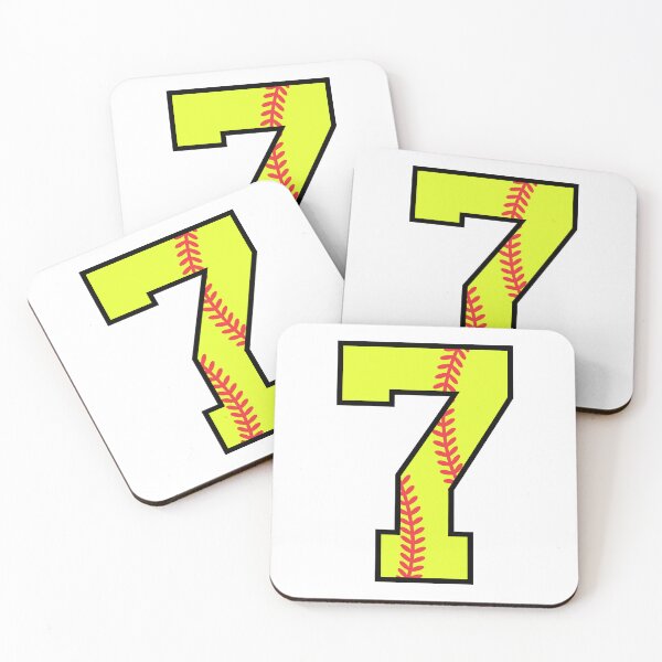 Item preview, Softball Number 7 designed and sold by gunaone-design.