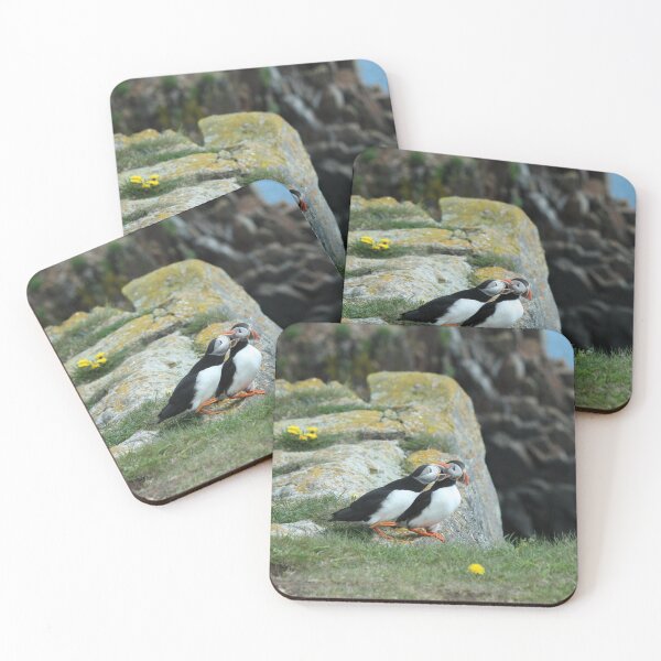 Item preview, Puffins Kissing designed and sold by Ginette Jalbert.