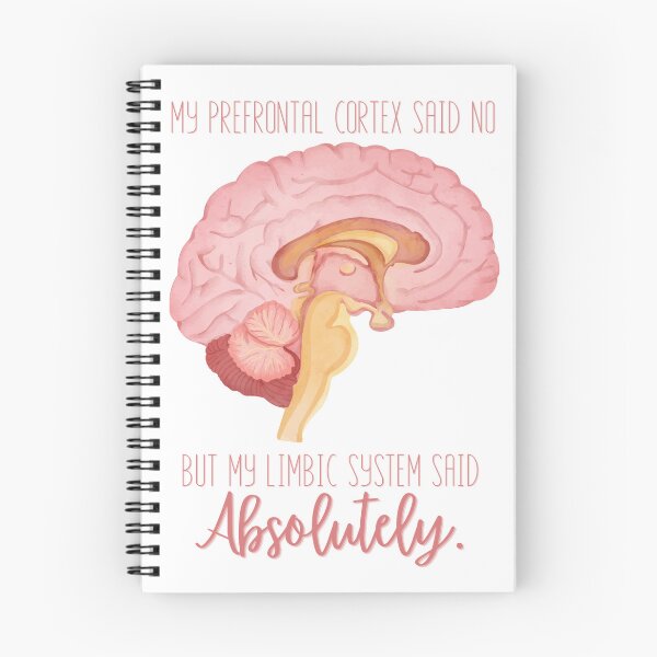 Item preview, My prefrontal cortex said no, but my limbic system said absolutely designed and sold by Anastasiakd.