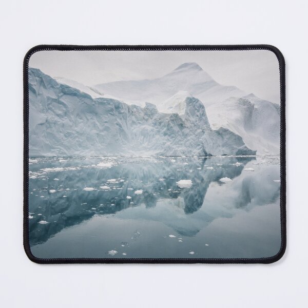 Item preview, Greenland Iceberg Reflections Monochrome designed and sold by PhotoArt by Joan Carroll.