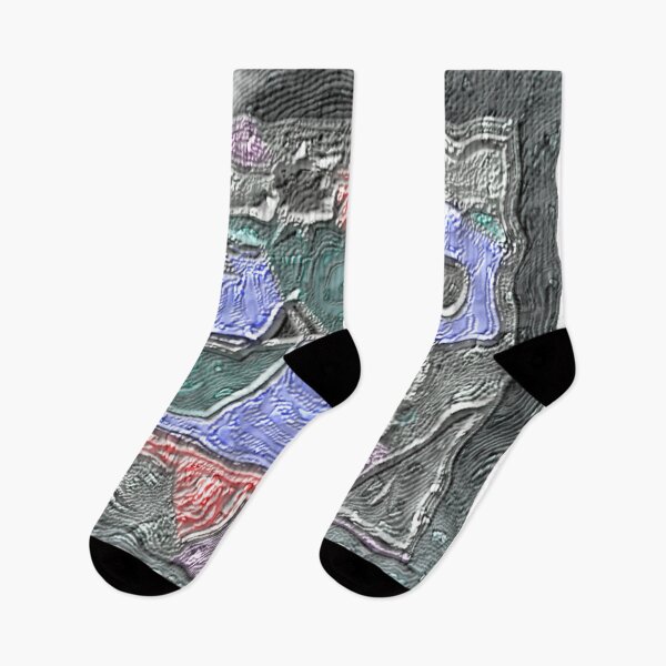 Item preview, modern mosaic flow dark cracked glass colorful geometric abstract design designed and sold by SmashingDeals.