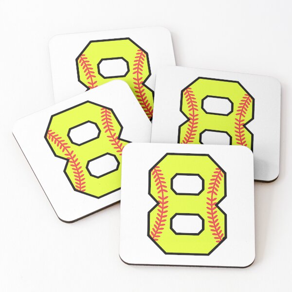 Artikelvorschau, Softball Nummer 8 entworfen und verkauft von gunaone-design.