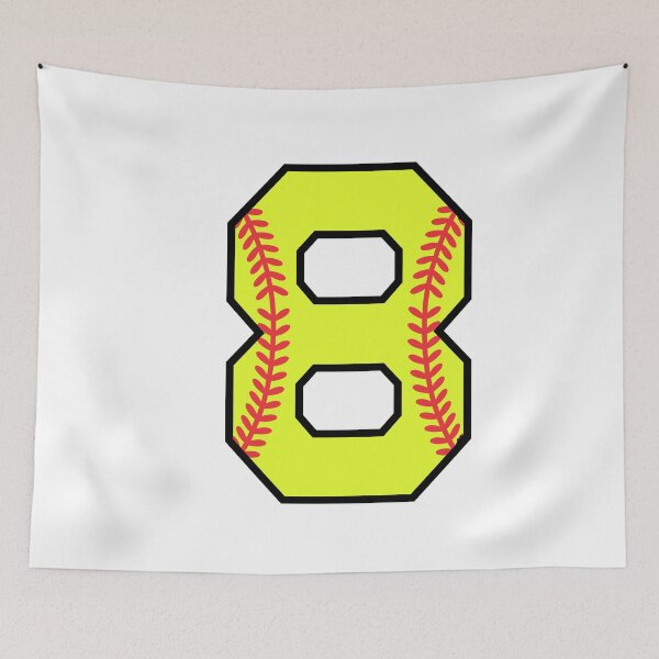 Item preview, Softball Number 8 designed and sold by gunaone-design.