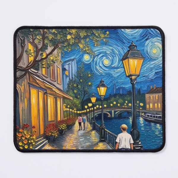 Item preview, Evening stroll along the waterfront promenade designed and sold by sid1802.