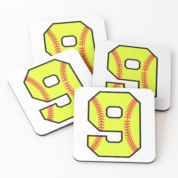 Item preview, Softball Number 9 designed and sold by gunaone-design.