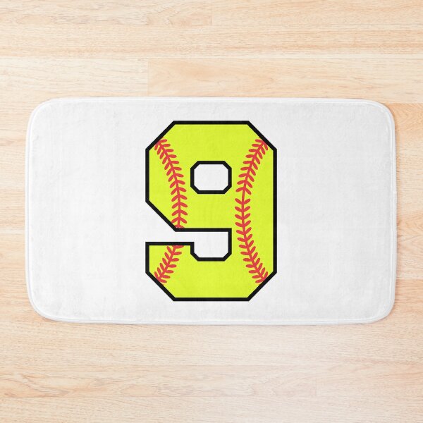 Item preview, Softball Number 9 designed and sold by gunaone-design.