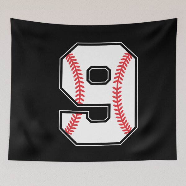 Item preview, baseball number 9 designed and sold by gunaone-design.