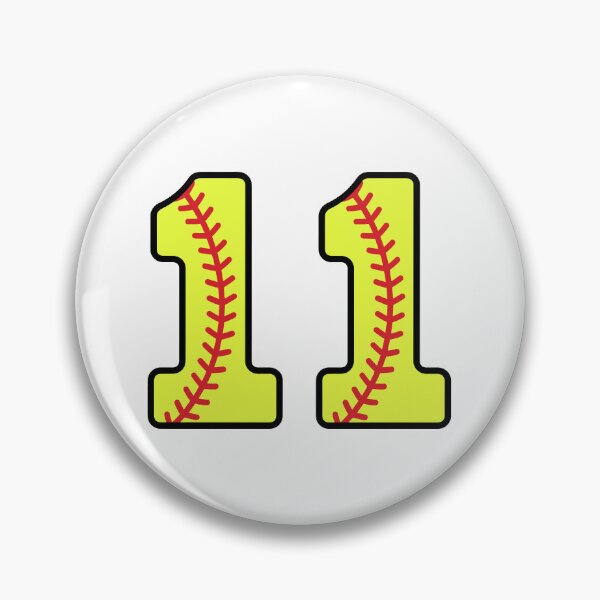 Artikelvorschau, Softball Nummer 11 entworfen und verkauft von gunaone-design.