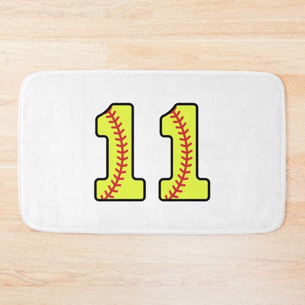 Item preview, Softball Number 11 designed and sold by gunaone-design.